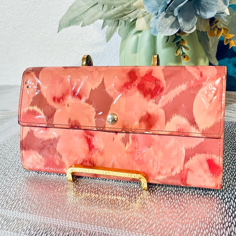 Louis vuitton Pink Floral ikat clutch wallet - Picture 3 of 14